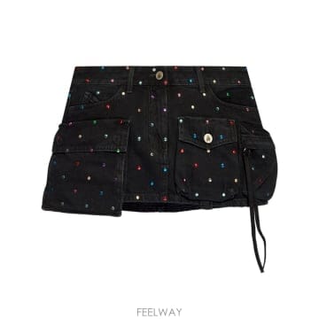 THE ATTICO 24FW ���Ƽ�� Fay ���� �̴� ��ĿƮ 247WCS136D075S100 TP57718749924FW ���Ƽ�� Fay ���� �̴� ��ĿƮ 247WCS136D075S100 T