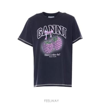 GANNI 26SS ���� ���� Ƽ���� A1050219 252 Blue26SS ���� ���� Ƽ���� A1050219 252 Blue