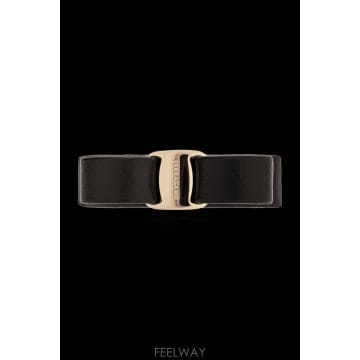 Ferragamo 26FW ����䷹ ��󰡸� ���� hair clip 340477FERMFIOCSM796291NEROORO TP26FW ����䷹ ��󰡸� ���� hair clip 340477FERMFIOCSM
