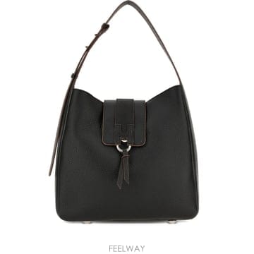 26FW HOGAN 트렌드 HAMMERED 레더 HOBO 숄더 백 KBW01XS0200TH1B999 TP57