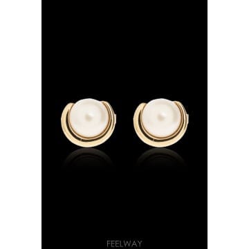 Kate Spade ����Ʈ�����̵� Earrings with artificial pearl KO2730CREAMGOLD TP574����Ʈ�����̵� Earrings with artificial pearl KO2730CR