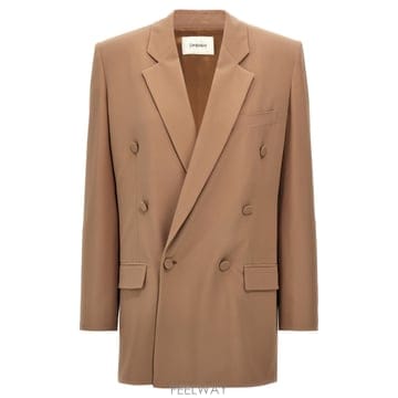 Saint Laurent 26SS ���ζ� Double breasted �������� 812441Y7I212141 TP57182999126SS ���ζ� Double breasted �������� 812441Y7I212141 T