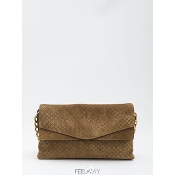 GUCCI 26SS ���� ��� �� in suede with ���� chain 857362AAF0P2118 TP57213026SS ���� ��� �� in suede with ���� chain 857362AAF0P
