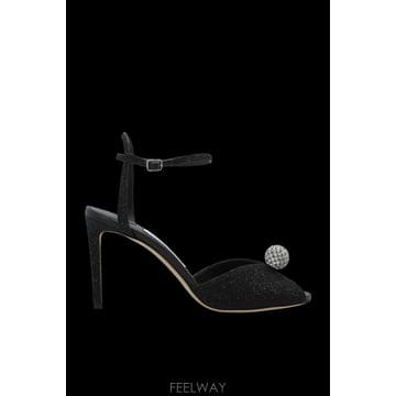 Jimmy Choo 26SS ������ Heeled ���� Sacora SACORA85EDKBLACKCRYSTAL TP5705304226SS ������ Heeled ���� Sacora SACORA85EDKBLACKCRYSTAL