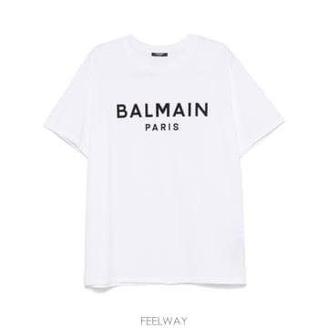 Balmain T 셔츠 WITH 로고 EH1EG010BB73GAB TP571829553