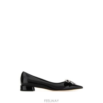 Jimmy Choo 26SS ������ ���� ���� Auria ballerinas AURIAFLATBSVBLACKCRYSTAL TP526SS ������ ���� ���� Auria ballerinas AURIAFLATBSVBLA