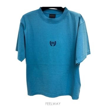26SS Balenciaga 코튼 T 셔츠 with Embroidered 로고 850990TSVC93515 