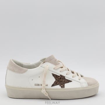 25FW 골든 Goose Hi 스타 화이트 레더 스니커즈 GWF00118F00684710318 TP57182