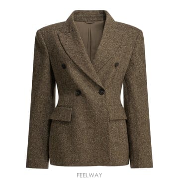 Brunello Cucinelli 26FW ���ڷ� ��ġ�ڸ� Donegal �� double breasted �������� MD0027246C00226FW ���ڷ� ��ġ�ڸ� Donegal �� double breasted ����