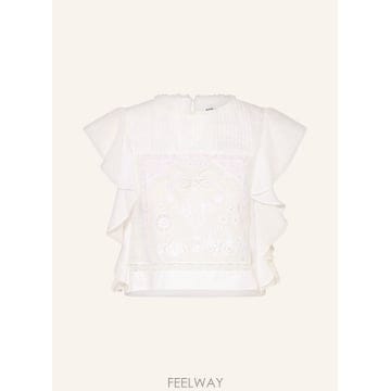 Self Portrait Self portrait ����콺 with eyelet ���̽� �� ruffles 100307992411000Self portrait ����콺 with eyelet ���̽� �� ruffles 1