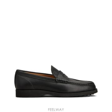 TOD S 블랙 레더 Slip On Moccasin XXM98L0KC00N6MB999 TP570473508