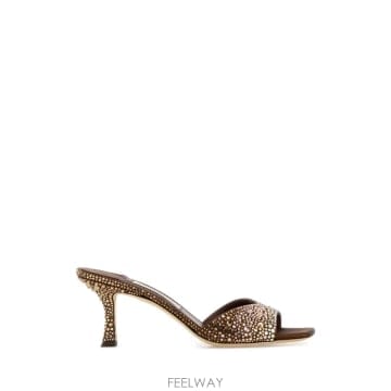 Jimmy Choo 26SS ������ Embellished satin Skye �� SKYE70DKXBROHONMIX TP5708626SS ������ Embellished satin Skye �� SKYE70DKXBROHONM