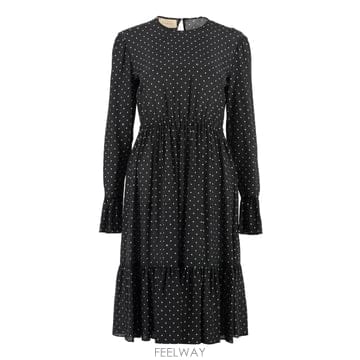 GUCCI 24SS ���� ���� Polka Dot ����Ʈ ��ũ �巹�� 737389ZALYL1060 TP57353892924SS ���� ���� Polka Dot ����Ʈ ��ũ �巹�� 737389ZALY