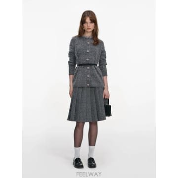 26SS Self portrait 여성 니트 스웨터 RS26123CAGRGREY TP575689154