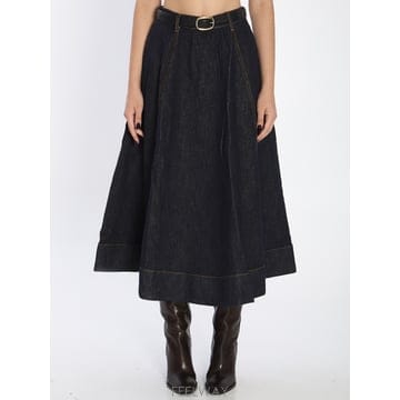 Self Portrait 26SS Self portrait Flared midi ��ĿƮ RS26828MSKBLUE TP5756891326SS Self portrait Flared midi ��ĿƮ RS26828MSKBLUE T