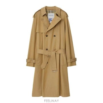 Burberry 롱 Gabardine 트렌치 코트 8087617 TP575936025