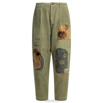 25FW 캐피탈 Katsuragi Gypsy Patch Remake Casual 팬츠 EK1637LPKHAK