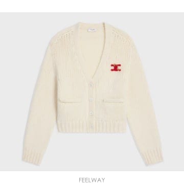 CELINE 25FW Celine MAGLIERIA RY0KM089901OW TP57718030725FW Celine MAGLIERIA RY0KM089901OW TP577180307