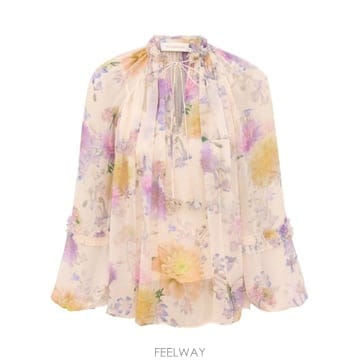 26SS 짐머만 LUNA RUFFLE BILLOW 블라우스 7921TS261CRDA TP572682808