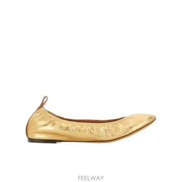 25SS Lanvin 골드톤 nappa ballerinas FWBAMB02METAP240M1 TP578803