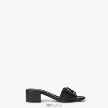 FENDI 26FW Fendi Baguette 45 mm heeled slides 8R8862AQY2F0QA1 TP5726FW Fendi Baguette 45 mm heeled slides 8R8862AQY2F0QA