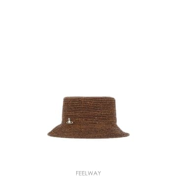 비비안웨스트우드 CAPPELLO 버킷 인 라피아