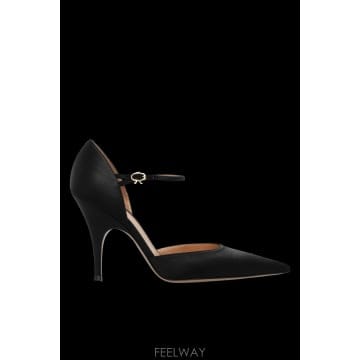 Gianvito Rossi 26FW ���Ⱥ���ξ� Satin heeled ���� Sofia G4101995RICCH4NERO TP5767826FW ���Ⱥ���ξ� Satin heeled ���� Sofia G4101995RICC