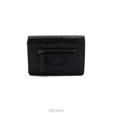 발렌시아가  810669 블랙 르 시티 미니 반지갑aa66179