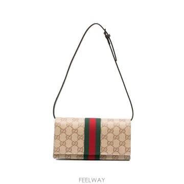 [비엔비명품관] GUCCI 구찌 여성 웹 스몰 파우치 크로스백