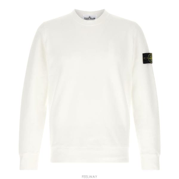 26 FW 스톤 아일랜드 로고 패치 크루넥 스웨트셔츠 V0001 L2S156100060S0051