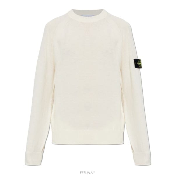 26 FW 스톤 아일랜드 로고 패치 크루넥 스웨트셔츠 V0093 L2S155100007S00A1
