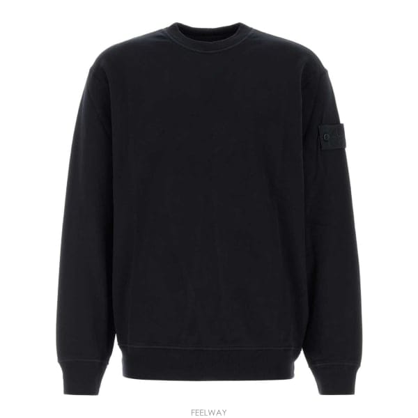26 FW 스톤 아일랜드 로고 패치 스웨트셔츠 네이비 V0020 L2S156100069S0F53
