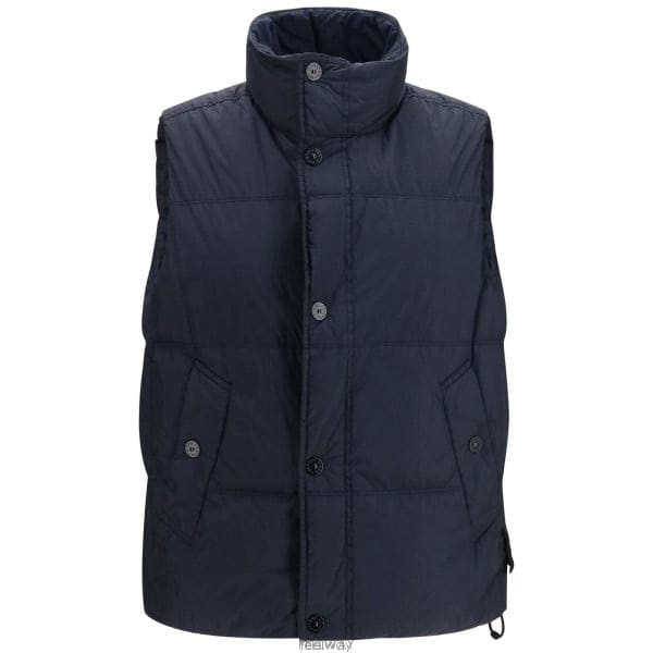 26 FW 스톤 아일랜드 크링클 렙스 패딩 베스트 V0020 L2S15G100010S0A23