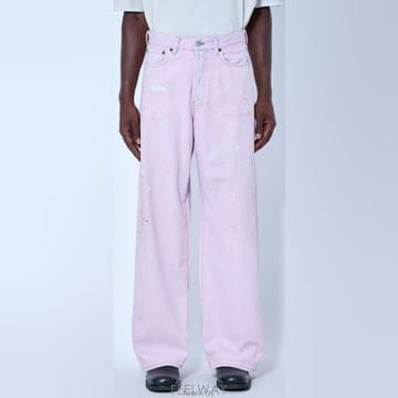 26 FW 1981 디스트레스트 코튼 워싱 와이드 루즈핏 데님 진 C00144 415
