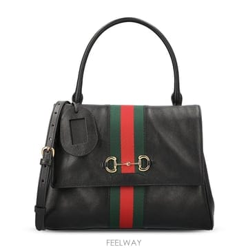 [비엔비명품관] GUCCI 구찌 여성 파파라초 미디엄 탑 핸들백 토트백 숄더백