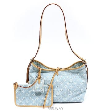 Louis Vuitton(루이비통) M11462 블루 모노그램 데님 캐리올 PM 숄더백