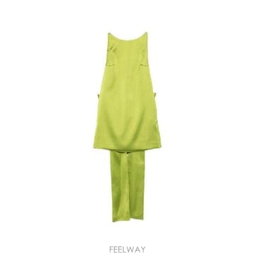 Self Portrait �׶�����Ÿ �ؿ� ���� ��Ʈ����Ʈ ���� ���巹�� ���ǽ� AW26 008S GGREEN�׶�����Ÿ �ؿ� ���� ��Ʈ����Ʈ ���� ���巹�� ���ǽ� A