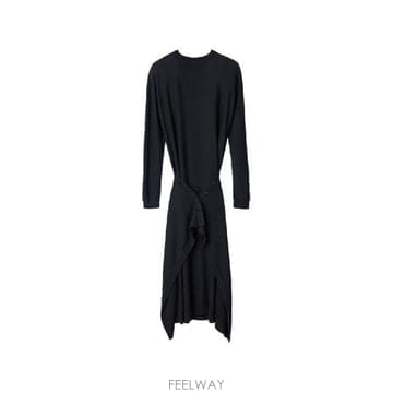 Lemaire �׶�����Ÿ �ؿ� ���޸� ���� WOOL BLEND �յ巹�� ���ǽ� DR1180LK1063999�׶�����Ÿ �ؿ� ���޸� ���� WOOL BLEND �յ巹�� ���ǽ�