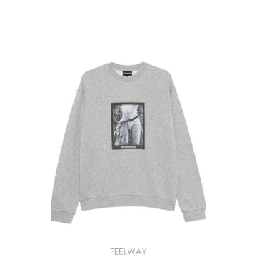 Armani �׶�����Ÿ �ؿ� ���������Ƹ����� ���� PRINTED COTTON SWEAT���� EM006933AF27740F�׶�����Ÿ �ؿ� ���������Ƹ����� ���� PRINTED COTTON S