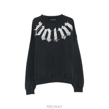Palm Angels �׶�����Ÿ �ؿ� �ʿ����� ���� LOGO COTTON SWEAT���� PAMBA004FL0011003�׶�����Ÿ �ؿ� �ʿ����� ���� LOGO COTTON SWEAT���� PA