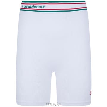 CASABLANCA 26SS CASABLANCA SEAMLESS SPORTY BIKERS ���� WSP26ACT02501WHITE26SS CASABLANCA SEAMLESS SPORTY BIKERS ���� WSP26ACT02