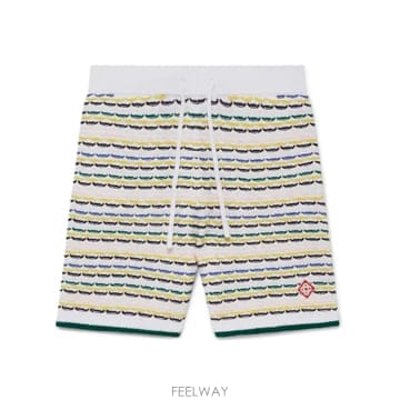CASABLANCA 26SS CASABLANCA Tuck Stitch Bermuda MSP26KW121001 TP5704607726SS CASABLANCA Tuck Stitch Bermuda MSP26KW121001 TP57
