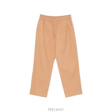 26SS Maison Kitsune 코튼 Trousers QM01109WW91020429 TP57490545