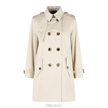 26SS Burberry Summerside 쇼트 트렌치 코트 In Gabardine 8126267 TP57