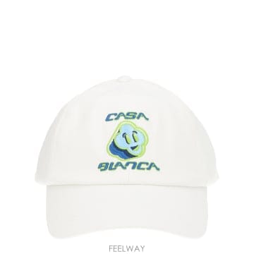 ī 카사블랑카 베이스볼 모자 화이트