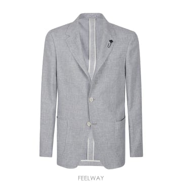 26SS Lardini Tailored 싱글 Breasted 블레이저 CN6202EPAIF66507810 T