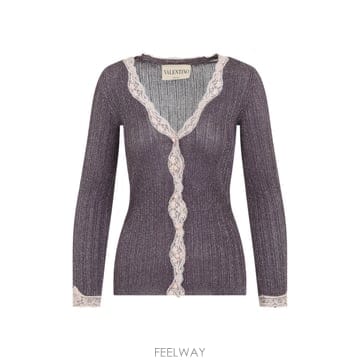 26SS Valentino 발렌티노 Viscose 가디건 8B0KA15KA8TF8S TP575472067