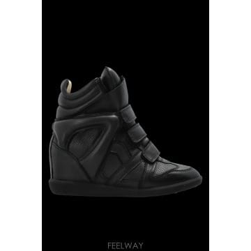 26FW 이자벨마랑 Suede 웨지 스니커즈 Bekett BK0010FAD3E16SBLACK TP576728