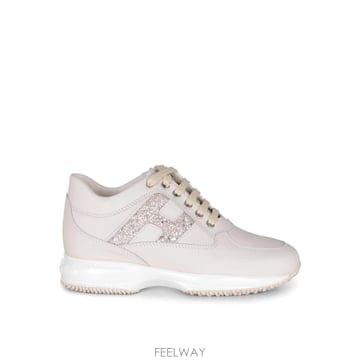 26SS HOGAN Interactive 스니커즈 Made Of 레더 HXW00N0S360UWP0CAS TP