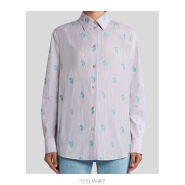 26SS Etro Embroidered poplin 셔츠 WRIA001399TJ5D9S9870 TP57248